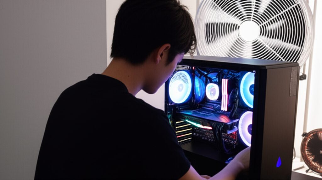 メインキーワード：ゲーミングpc冷却ファン外付け　見出し用キーワードリスト: ファンが回らないの挿絵1
