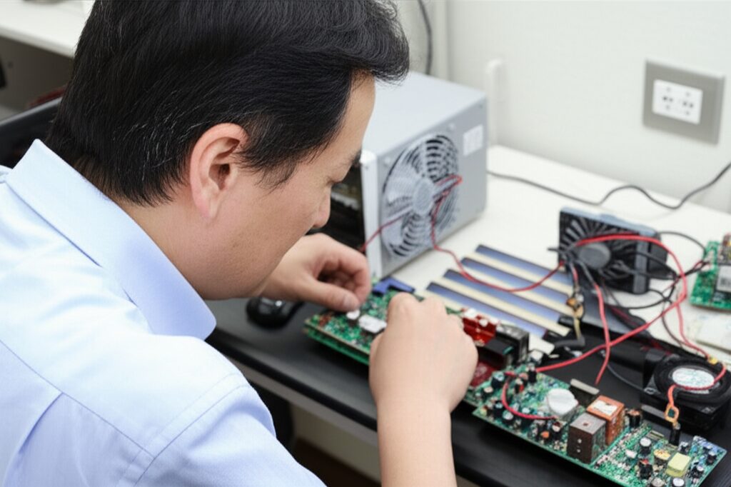 メインキーワード：冷却ファン100vコンセント　見出し用キーワードリスト: コンセントエアコン 5v コネクタ 温度センサー 200v 3線の挿絵1