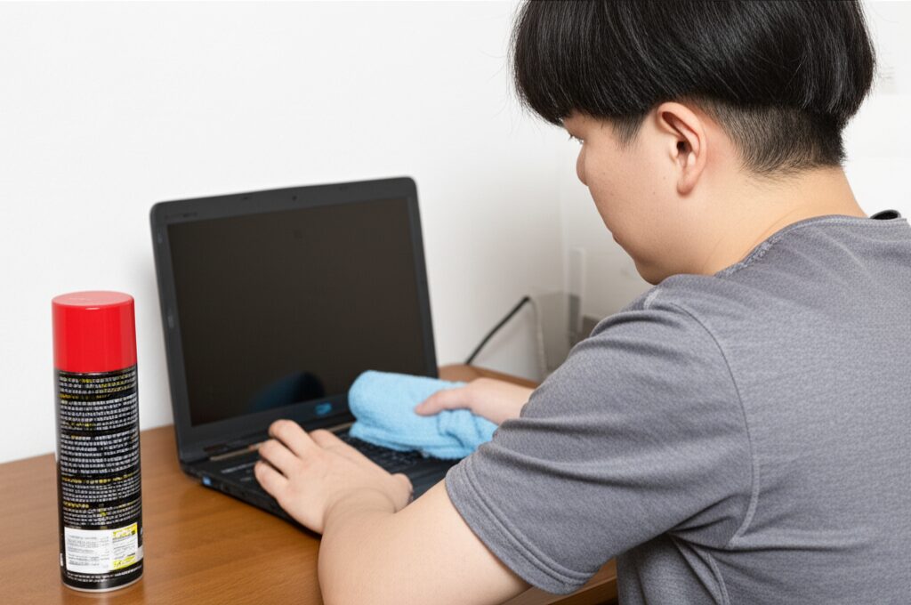 メインキーワード：ノートパソコン冷却ファンうるさい　見出し用キーワードリスト: 掃除 ノートパソコンファンの音がうるさいの挿絵1