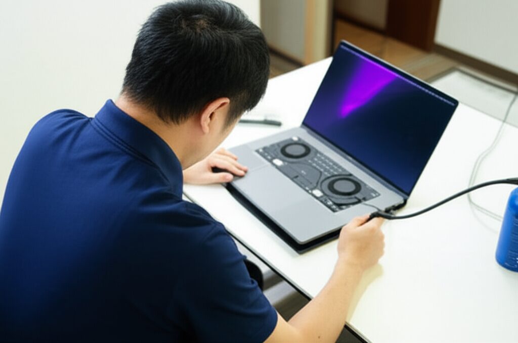メインキーワード：macbookprom3冷却ファン　見出し用キーワードリスト: 掃除 放熱 止まらない m1の挿絵2