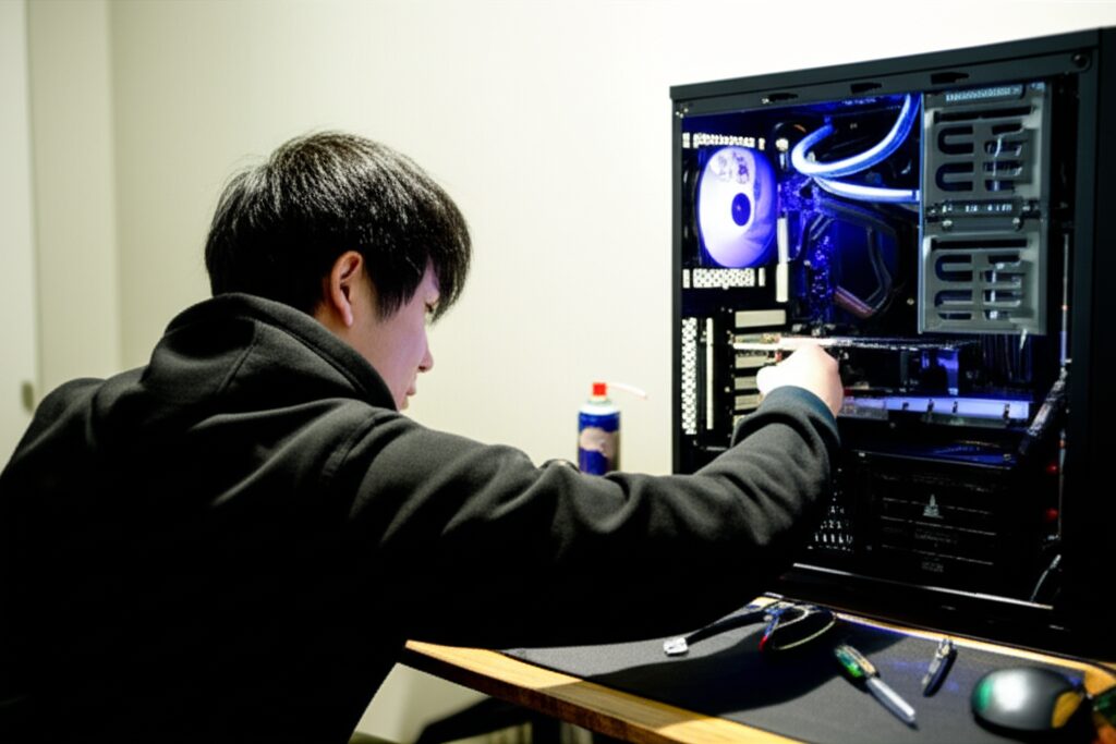 メインキーワード：ゲーミングpc冷却ファンうるさい　見出し用キーワードリスト: 冷却方法の挿絵2