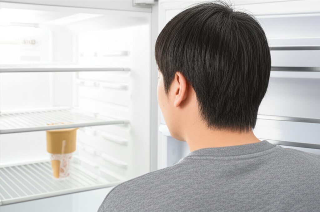 メインキーワード：冷蔵庫冷却ファン故障　見出し用キーワードリスト: 冷却装置 冷凍庫 冷えない 音の挿絵3