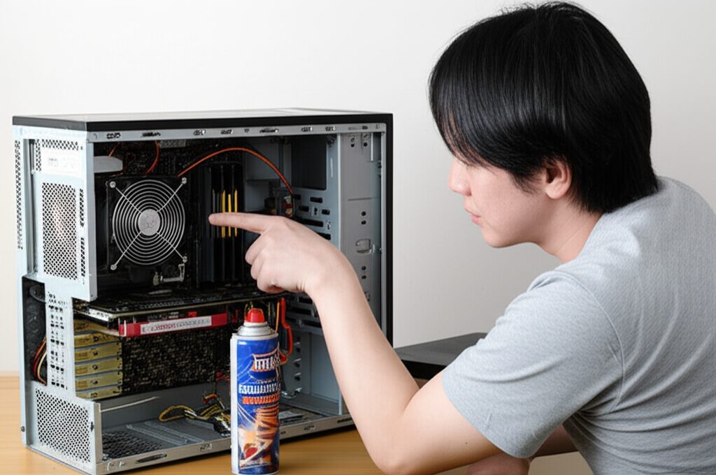 メインキーワード：冷却ファンが正しく動作していない　見出し用キーワードリスト:の挿絵3