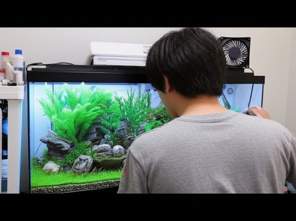 メインキーワード：水槽冷却ファンうるさい　見出し用キーワードリスト: 100均 サーモスタットの挿絵4