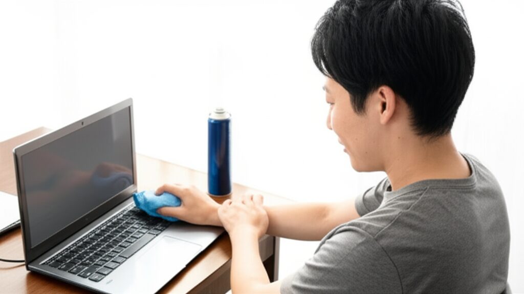 メインキーワード：ノートパソコン冷却ファンうるさい　見出し用キーワードリスト: 掃除 ノートパソコンファンの音がうるさいの挿絵4
