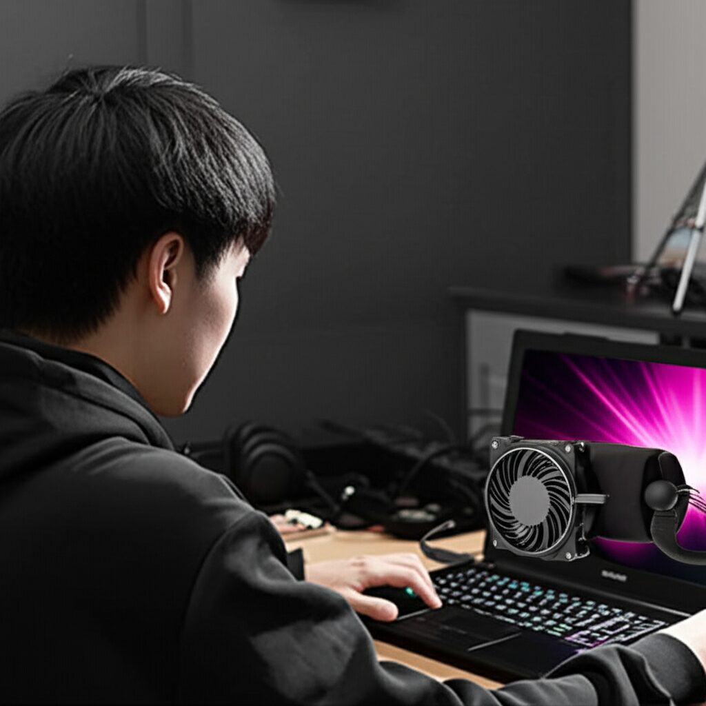 メインキーワード：ノートパソコン冷却ファンが止まらない　見出し用キーワードリスト: 吸引式の挿絵4