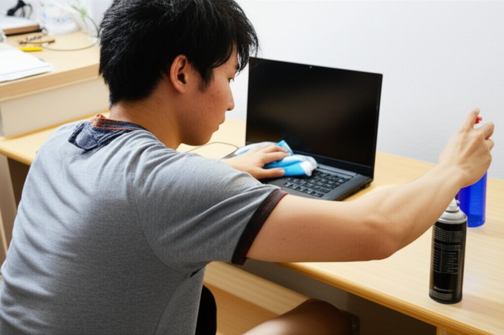 メインキーワード：ノートパソコン冷却ファンうるさい　見出し用キーワードリスト: 掃除 ノートパソコンファンの音がうるさいの挿絵5