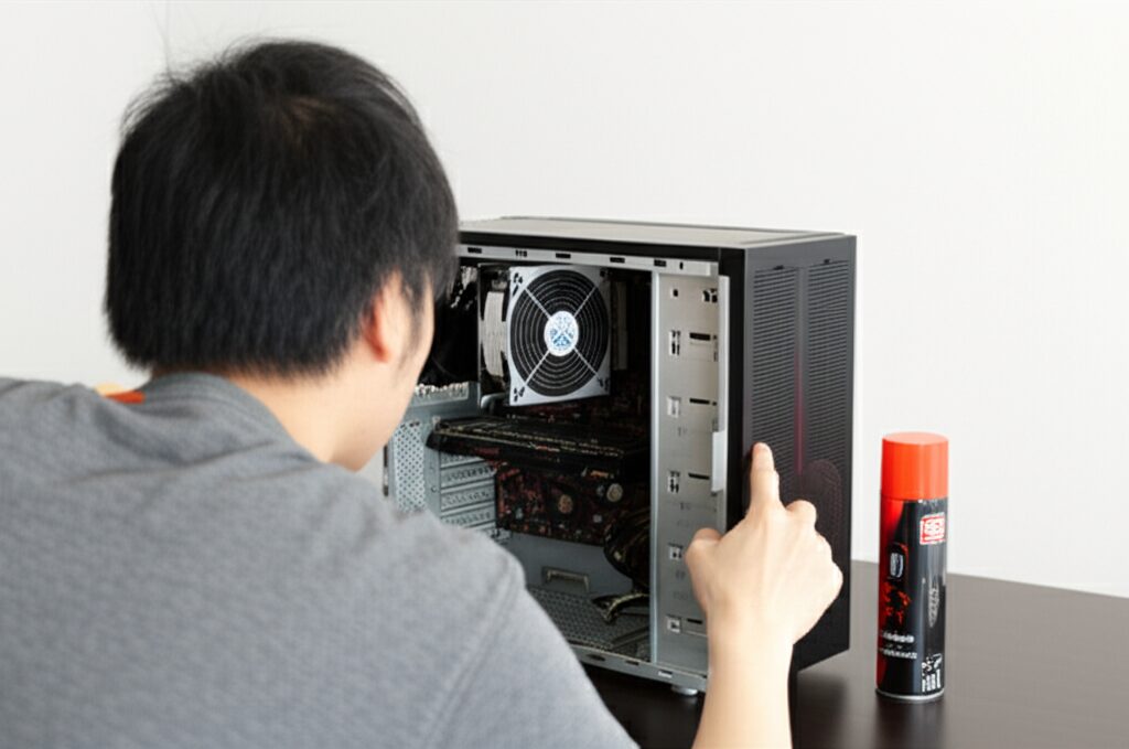 メインキーワード：冷却ファンが正しく動作していない　見出し用キーワードリスト:の挿絵5
