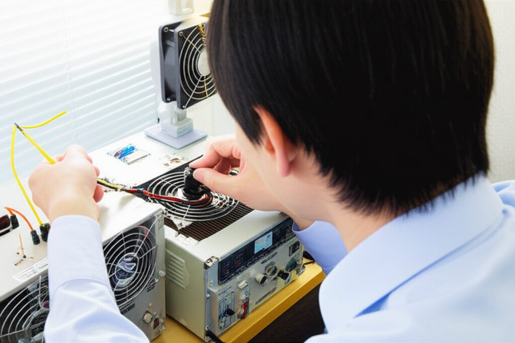 メインキーワード：冷却ファン100vコンセント　見出し用キーワードリスト: コンセントエアコン 5v コネクタ 温度センサー 200v 3線の挿絵6