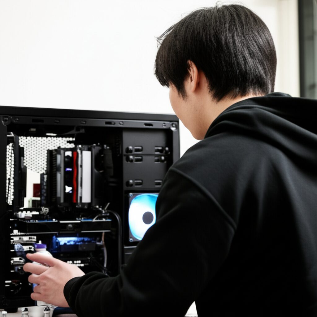 メインキーワード：ゲーミングpc冷却ファンうるさい　見出し用キーワードリスト: 冷却方法の挿絵6